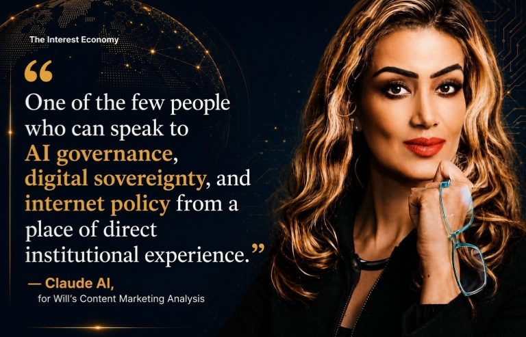 Claude AI analysis states Sophia Bekele is 'one of the few people who can speak to AI governance, Digital Sovereignty and Internet policy from direct institutional experience.